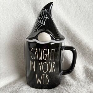 Rae Dunn Halloween Black Artisan Mug